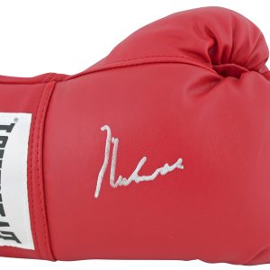 Muhammad Ali Authentic Signed Red Everlast Boxing Glove PSA/DNA Itp #4A54318