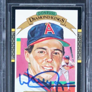 Angels Wally Joyner Authentic Signed 1987 Donruss #1 Card BAS Slabbed