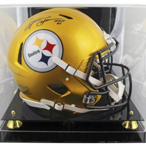 Steelers Lynn Swann "HOF 01" Signed Flash F/S Speed Proline Helmet W/ Case BAS W