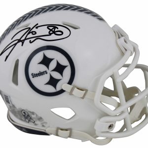 Steelers Hines Ward Signed Salute To Service III Speed Mini Helmet BAS Witnessed