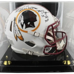 WFT SB MVPs (3) Signed Flat White F/S Speed Proline Helmet W/ Case BAS Witnessed