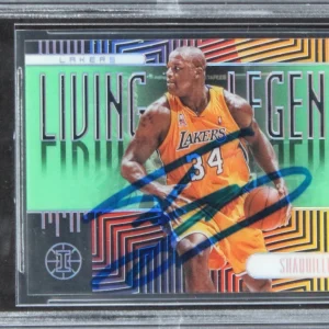 Shaquille O'Neal Signed 2019 Panini Illusions Living Legends Em #16 Card BAS