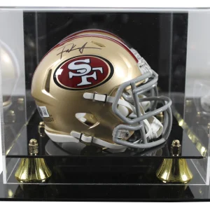 49ers Frank Gore Authentic Signed Speed Mini Helmet W/ Case BAS Witnessed