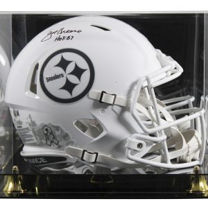 Steelers Joe Greene "HOF" Signed STS III F/S Speed Proline Helmet W/ Case BAS W