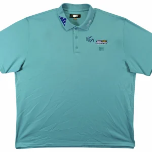 John Daly Authentic Signed Match Worn Lt Blue Loudmouth Polo Shirt BAS #BK84759