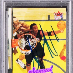 76ers Samuel Dalembert Authentic Signed 2004 Ultra #137 Card PSA Slabbed