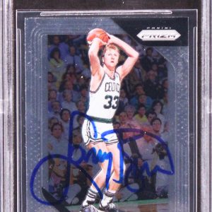 Celtics Larry Bird Authentic Signed 2018 Panini Prizm #85 Card BAS Slabbed