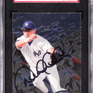 Yankees Derek Jeter Signed 1997 Skybox Metal Univ. #118 Graded A Card SGC Auth