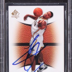 Hornets Tyson Chandler Authentic Signed 2007 SP Authentic #43 Card BAS Slabbed