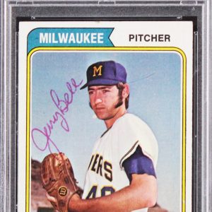 Brewers Jerry Bell Authentic Signed 1974 Topps #261 Card PSA/DNA Slabbed