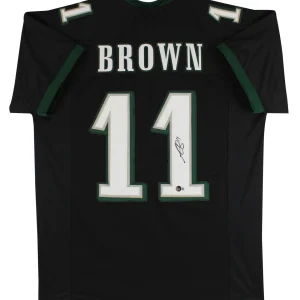 A.J. Brown Authentic Signed Black Pro Style Jersey Autographed BAS Witnessed