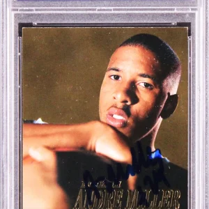 Cavaliers Andre Miller Signed 1999 Skybox Dominion #207 Card PSA/DNA Slabbed