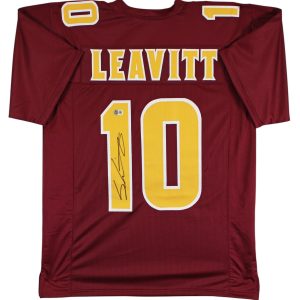 Arizona State Sam Leavitt Authentic Signed Maroon Pro Style Jersey BAS Witnessed