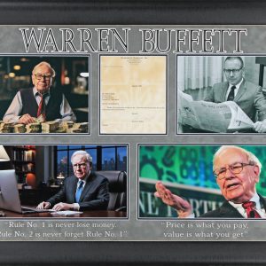 Warren Buffett Signed 8.5x11 Framed Letter On Berkshire Hathaway Letterhead BAS
