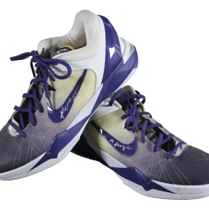 Lakers Kobe Bryant Signed 12/2/2012 Game Worn Nike Zoom Kobe VII Shoes BAS & SIA