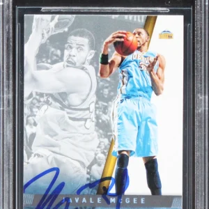 Nuggets Javale McGee Authentic Signed 2014 Prestige #62 Card BAS Slabbed