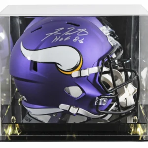 Vikings Fran Tarkenton "HOF" Signed F/S Speed Rep Helmet W/ Case BAS Witnessed