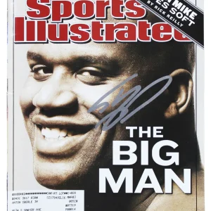 Lakers Shaquille O'Neal Signed June 2002 Sports Illustrated Magazine BAS Witness