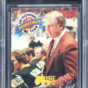 Bruins Don Cherry Signed 1996 Duracell All-Cherry #DC21 Card Auto 10! BAS Slab