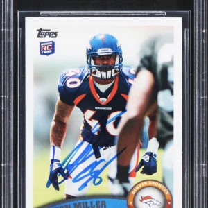Broncos Von Miller Authentic Signed 2011 Topps #427B Rookie Card BAS Slabbed