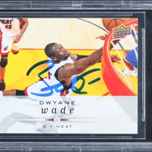 Heat Dwyane Wade Authentic Signed 2008 UD Firsts Edition #95 Card BAS Slabbed