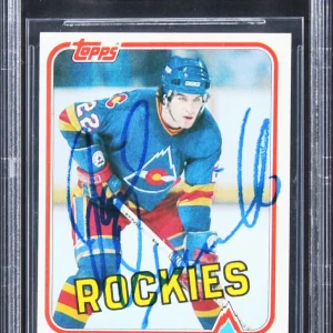 Rockies Joel Quenneville Authentic Signed 1981 Topps #W83 Card BAS Slabbed