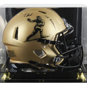 Travis Hunter "24 HT" Signed Heisman Logo F/S Speed Proline Helmet W/ Case BAS W