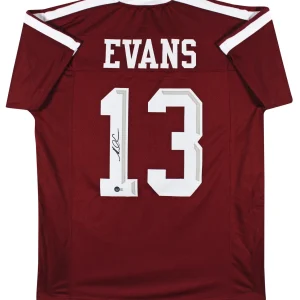 Texas A&M Mike Evans Authentic Signed Maroon Pro Style Jersey BAS Witnessed