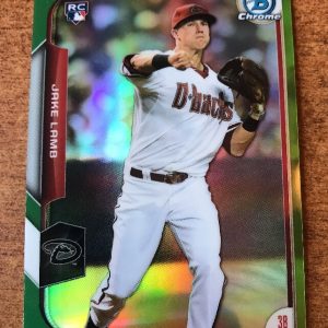 /99 Jake Lamb Diamondbacks 2015 Bowman Chrome Green REF Refractor RC Rookie SP