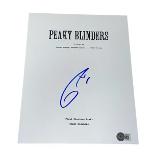 Tom Hardy Signed Peaky Blinders Full TV Script Authentic Beckett BAS COA NYC B