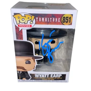 Kurt Russell Signed Autograph Tombstone Funko Pop 851 Wyatt Earp Beckett BAS COA