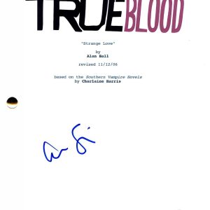 Alexander Skarsgård Signed True Blood Pilot Script Authentic Autograph Beckett