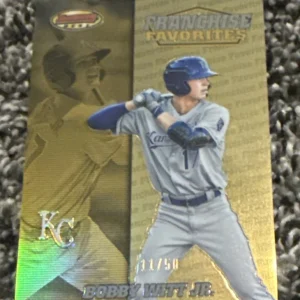 2020 Bowman's Best Franchise Favorites BOBBY WITT JR. GOLD Refractor 11/50 SSP