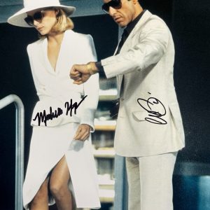 Al Pacino Michelle Pfeiffer Signed 11x14 Photo Scarface Autograph Beckett