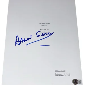Aaron Sorkin Signed Autograph The West Wing "Pilot" Full Episode Script Beckett