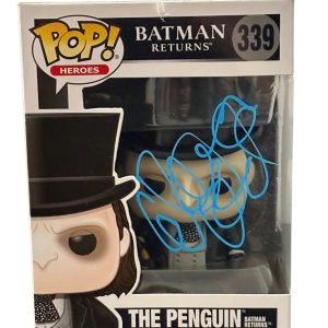 Danny DeVito Signed Autograph Batman Returns Funko Pop 339 Penguin Beckett BAS