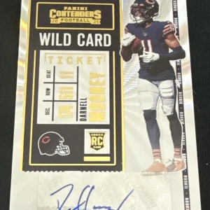 2020 Panini Contenders Wild Card #204A Darnell Mooney Auto SP Rc