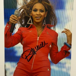 Beyoncé Knowles Signed 8x10 Photo Rare Vintage  Authentic Autograph PSA DNA