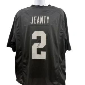 Ashton Jeanty Signed Las Vegas Raiders Jersey Autograph Beckett Witness