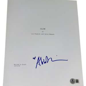 Alison Brie Signed Autograph Glow Full TV Pilot Script Screenplay Beckett BAS