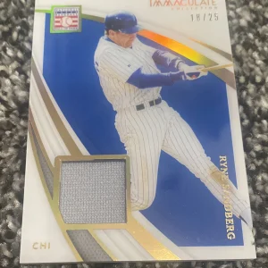 2021 IMMACULATE RYNE SANDBERG HALL OF FAME GAME WORN JERSEY RARE #/25 ! CUBS