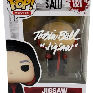 Tobin Bell Signed Jigsaw Funko Saw Authentic Autograph Beckett Witness