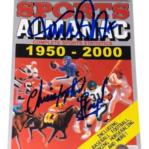 Michael J Fox Christopher Lloyd Signed Auto Back To The Future Almanac Beckett