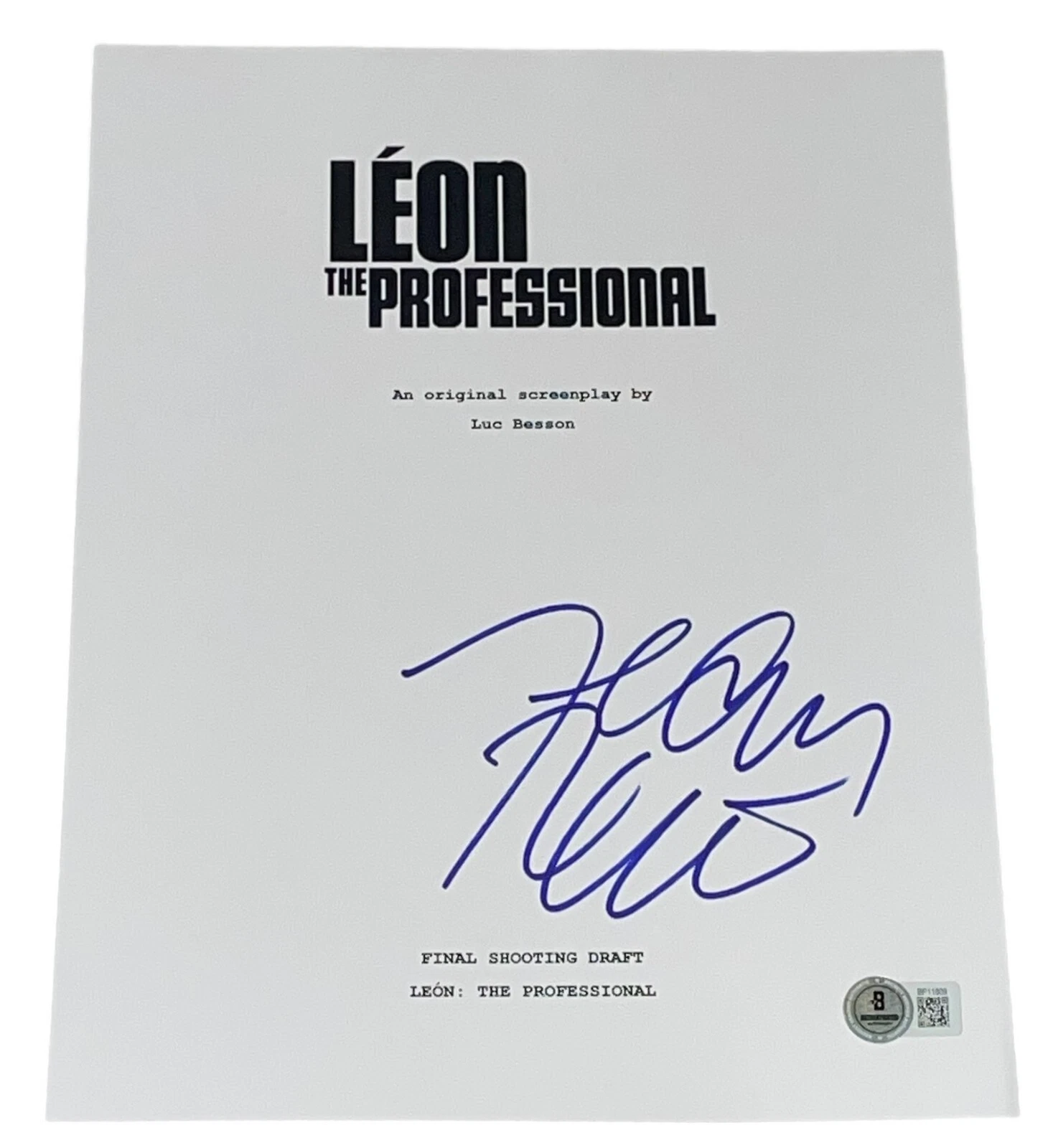 Jean Reno Signed Autograph Leon: The Professional Full Script ...