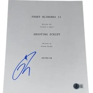 Tom Hardy Signed Peaky Blinders II Full TV Episode Script Authentic Beckett BAS