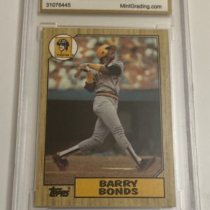 1987 Topps Barry Bonds #320 Baseball Card Rookie card Gem Mint 10 Pirates Pitt