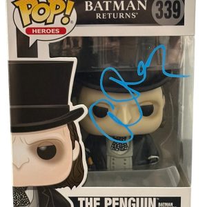 Danny DeVito Signed Autograph Batman Returns Funko Pop 339 Penguin Beckett BAS