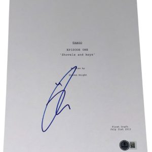 Tom Hardy Signed Autograph Taboo "Pilot" TV Full Episode Script Beckett BAS NYC