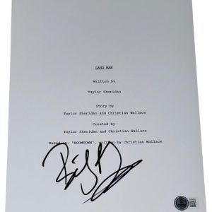 Billy Bob Thornton Signed Autograph Landman "Pilot" TV Episode Script Beckett NY