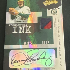 2005 Playoff Absolute DENNIS ECKERSLEY Sick 3 CLR Patch Auto /10 ABSOLUTELY INK